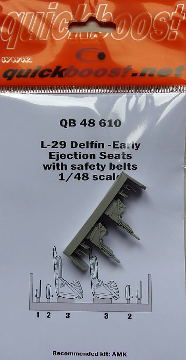 1/48 L-29 Delfin early ej.seats safety belts (AMK)