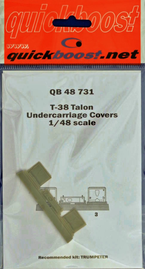 1/48 T-38 Talon undercarriage covers (TRUMP)