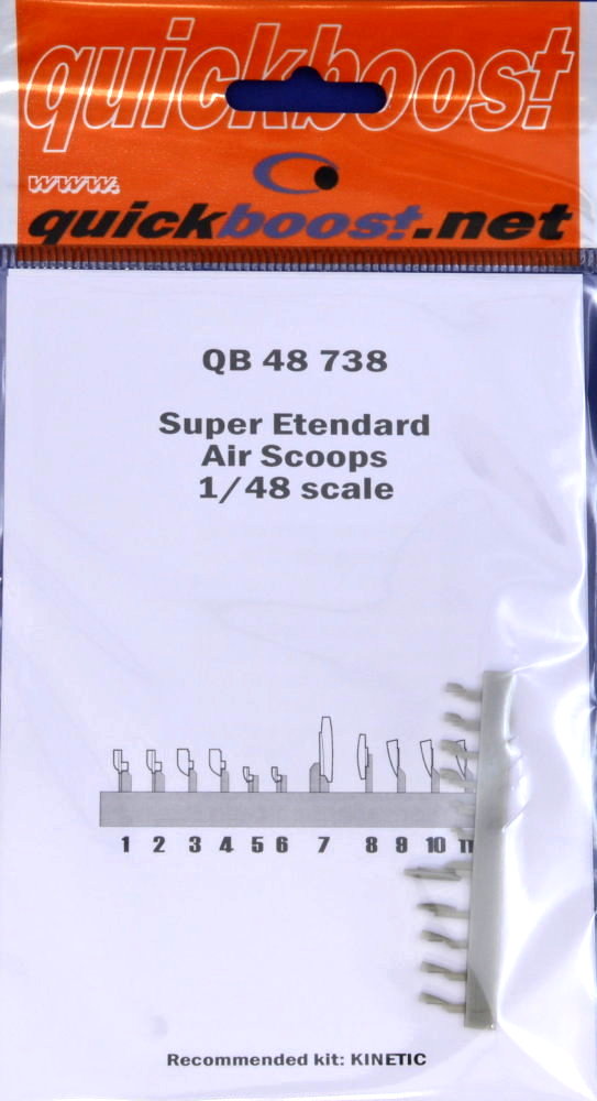 1/48 Super Etendard air scoops (KIN)