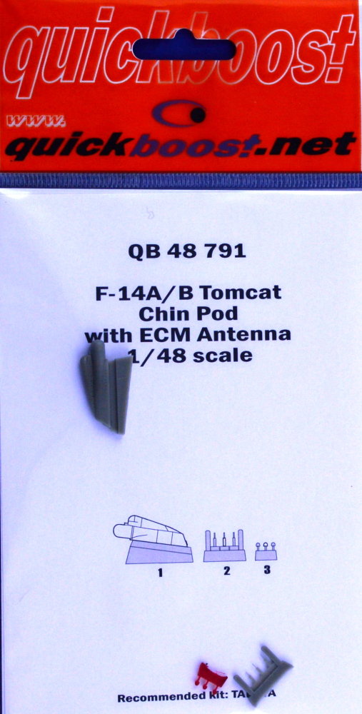 1/48 F-14A/B Tomcat chin pod w/ ECM antenna (TAM)