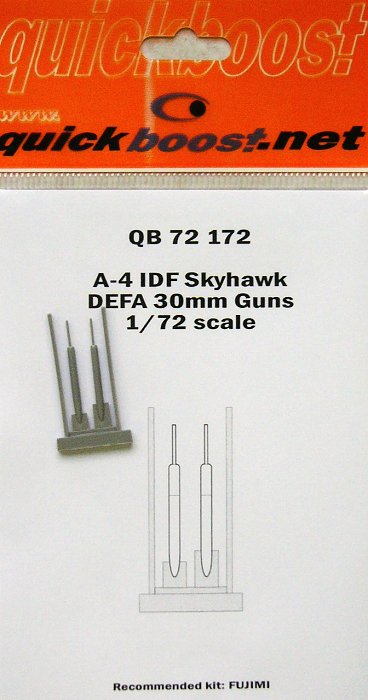 1/72 A-4 IDF Skyhawk DEFA 30mm guns  (FUJI)