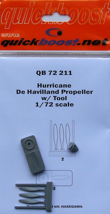 1/72 Hurricane de havilland propeller w/tool (HAS)