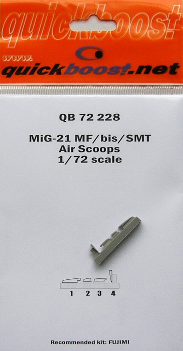 1/72 MiG-21 MF/bis/SMT air scoops (FUJI)