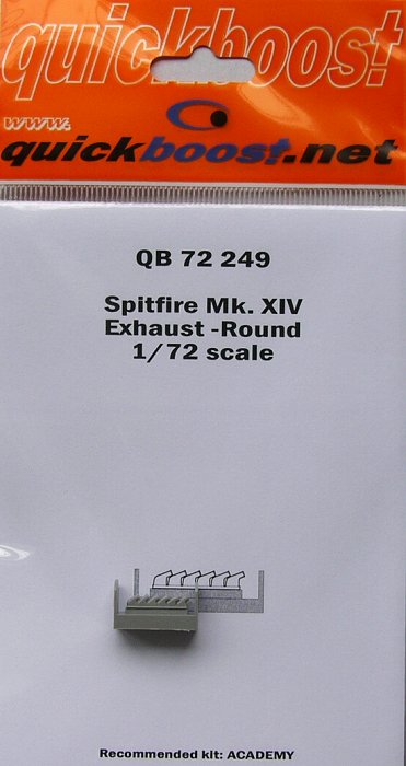 1/72 Spitfire Mk.XIV exhaust - round  (ACAD)