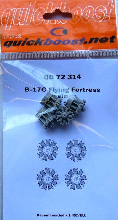 1/72 B-17G flying fortress engines  (REV)