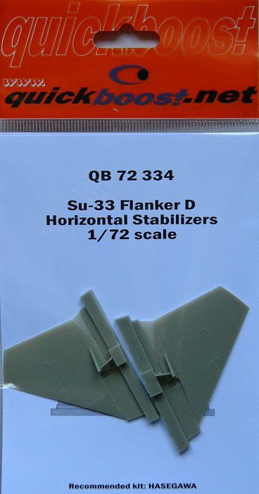 1/72 Su-33 Flanker D horizontal stabilizers (HAS)