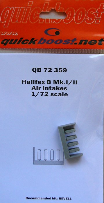 1/72 Halifax B Mk.I/II air intakes (REV)