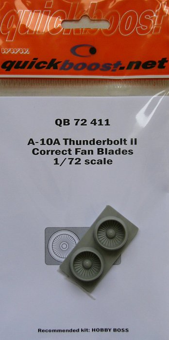 1/72 A-10A Thunderbolt II correct fan blades (HOB)