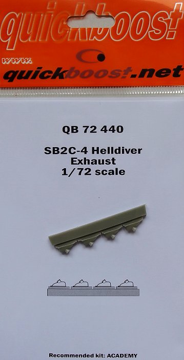 1/72 SB2C-4 Helldiver exhaust (ACAD)