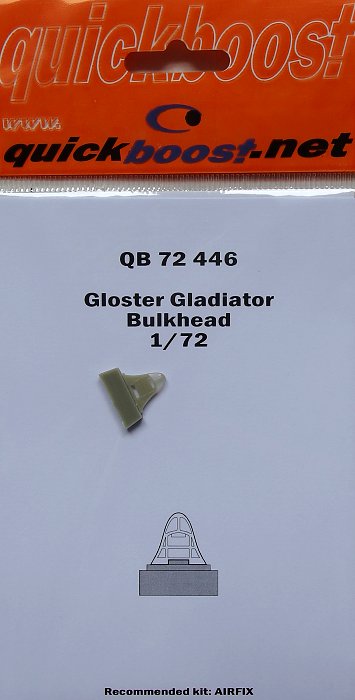 1/72 Gloster Gladiator bulkhead (AIRFIX)