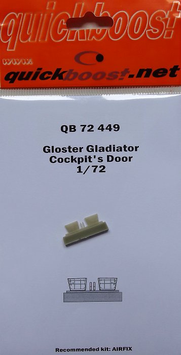 1/72 Gloster Gladiator cockpit's door (AIRFIX)