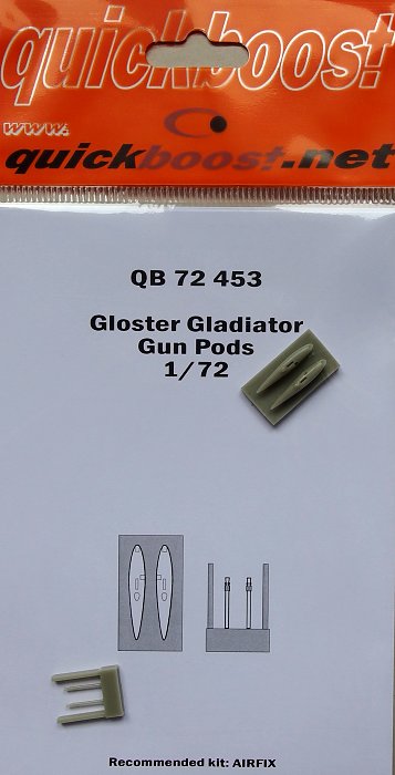 1/72 Gloster Gladiator gun pods (AIRF)