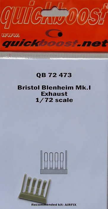 1/72 Bristol Blenheim Mk.I exhaust (AIRF)