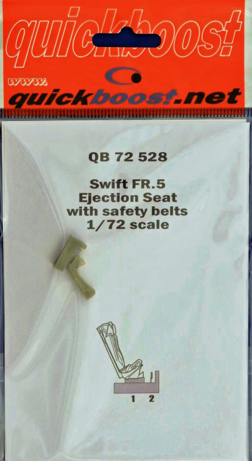 1/72 Swift FR.5 ejection seat with safety belts