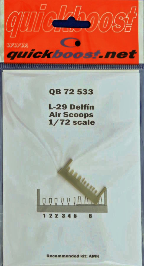 1/72 L-29 Delfin air scoops (AMK)