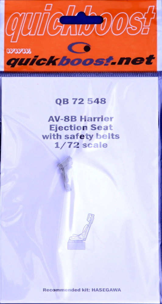 1/72 AV-8B Harrier eject.seat w/ saf.belts (HAS)