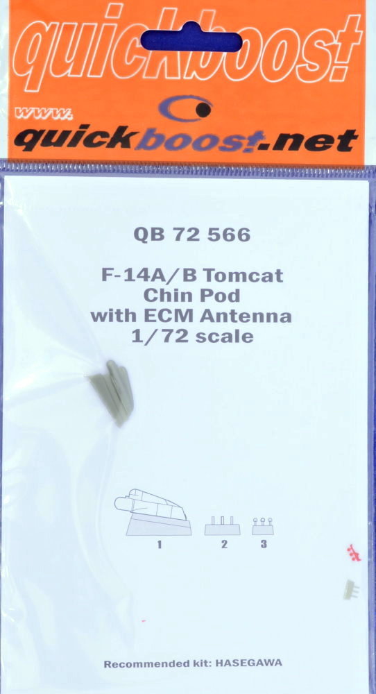 1/72 F-14A/B Tomcat chin pod w/ ECM antenna (HAS)