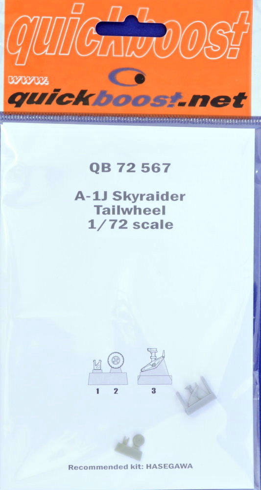 1/72 A-1J Skyraider tailwheel (HAS)