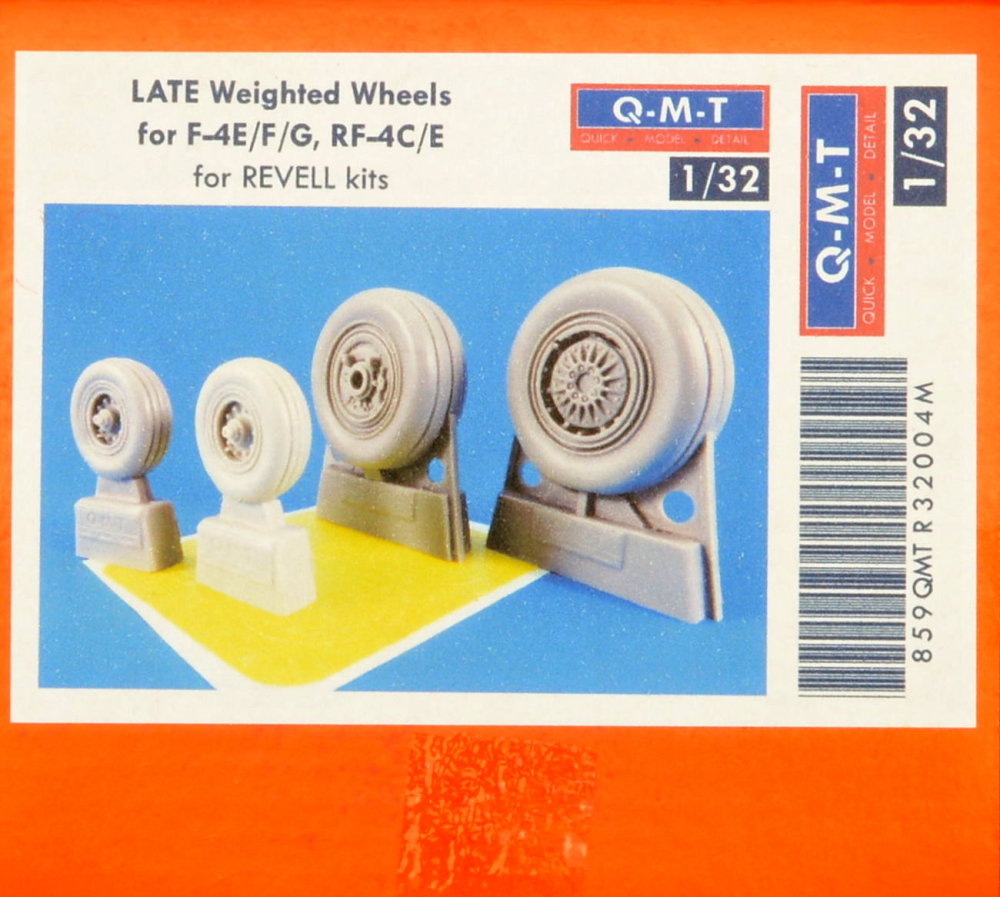 1/32 Weighted wheels F4-E/F/G, RF-4C/E late (REV)