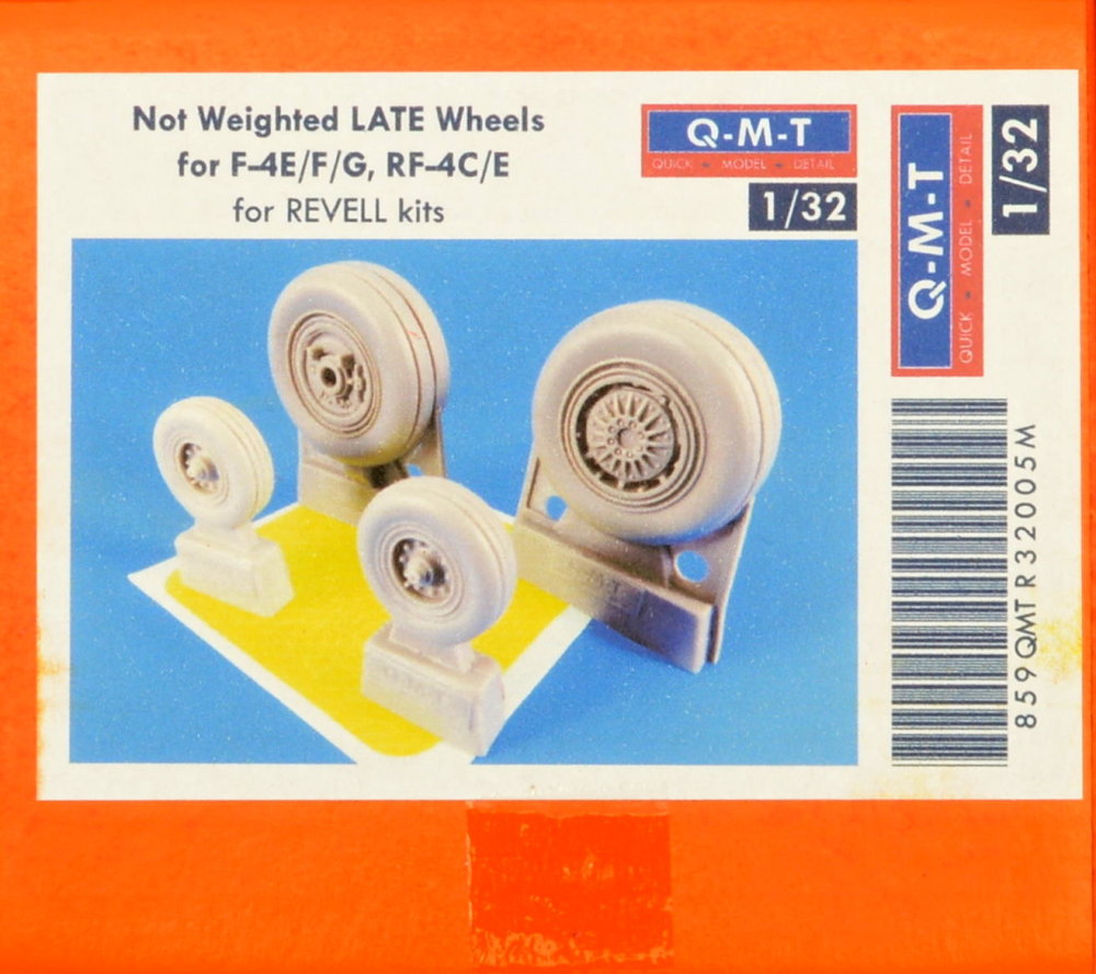 1/32 Not Weighted wheels F4-E/F/G, RF-4C/E late