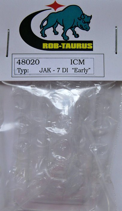 1/48 Vacu Canopy Yak-7 DI Early (ICM/ARK)