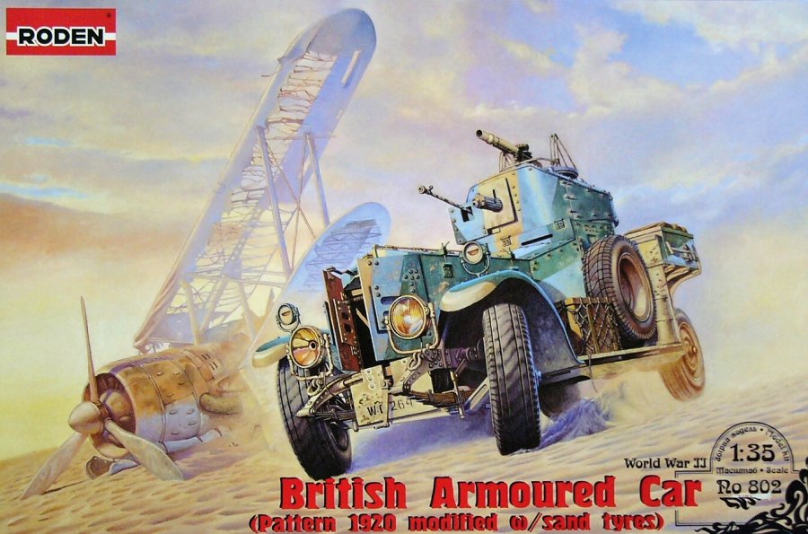 1/35 British Armoured Car (1920 Mod.w/ sand tyres)