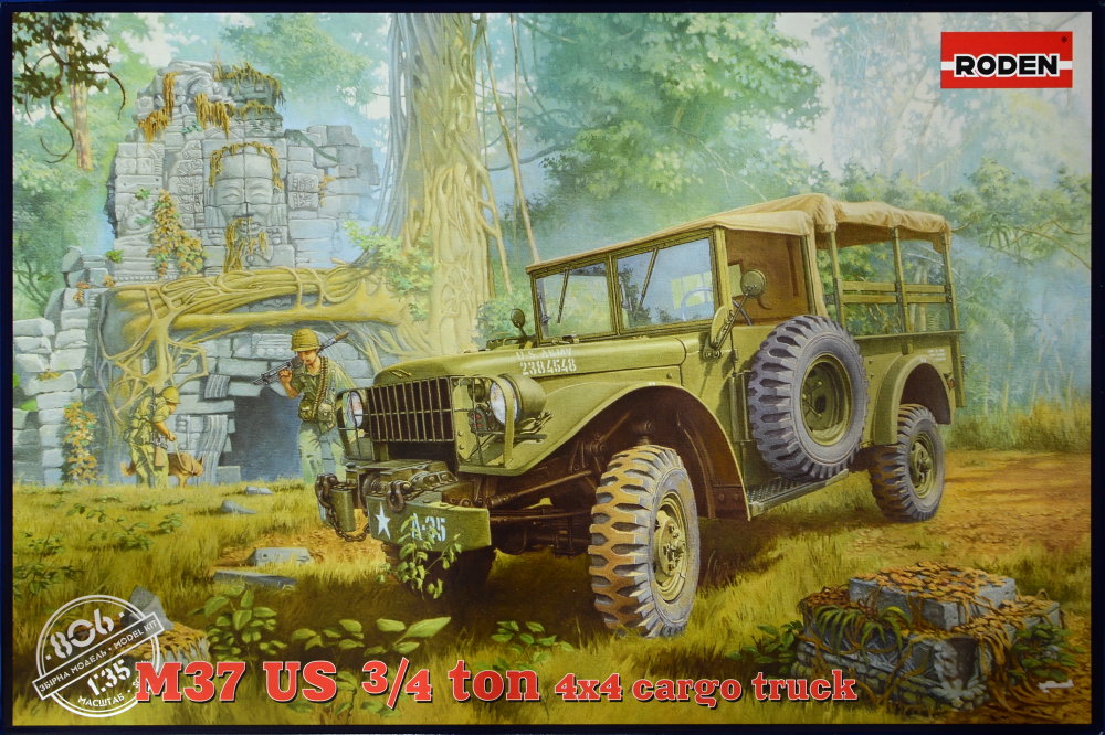 1/35 M37 US 3/4 ton 4x4 cargo truck