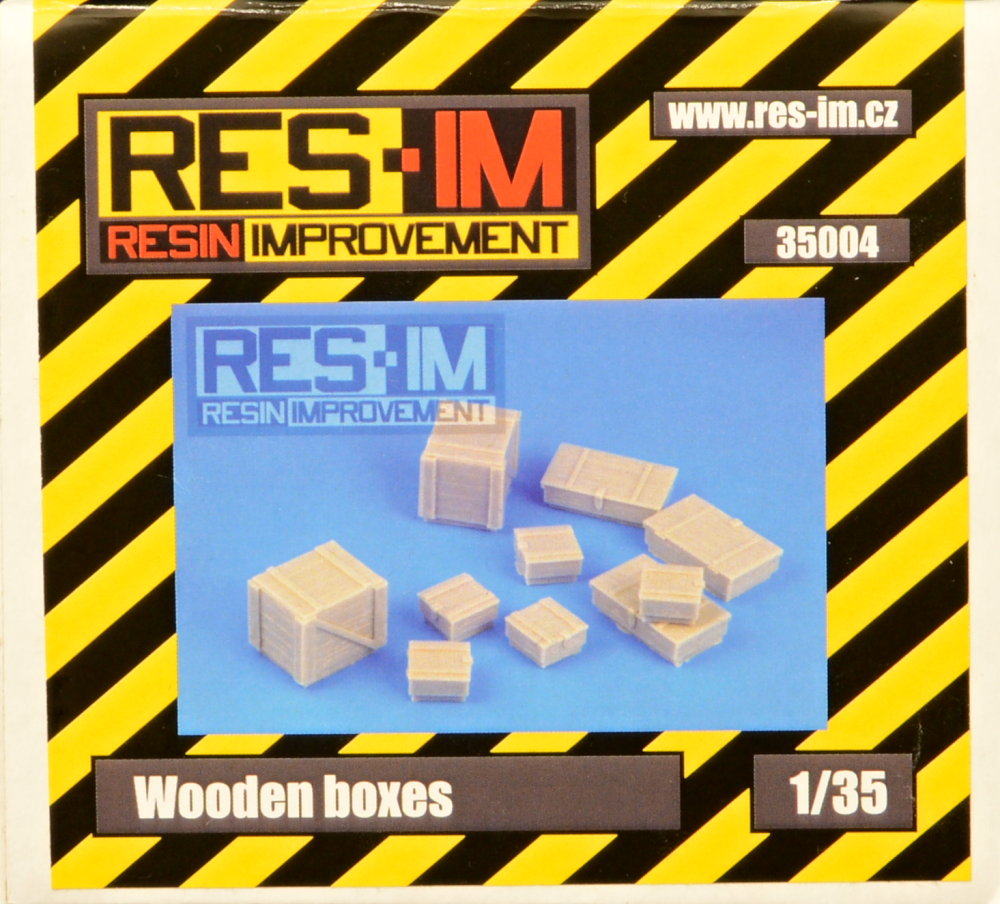 1/35 Wooden boxes - 3 types (10 pcs.)