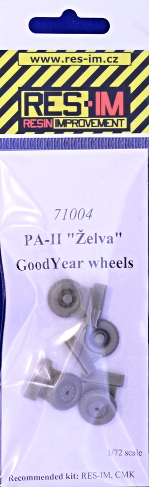 1/72 PA-II 'Zelva' - GoodYear wheels (RES-IM/CMK)