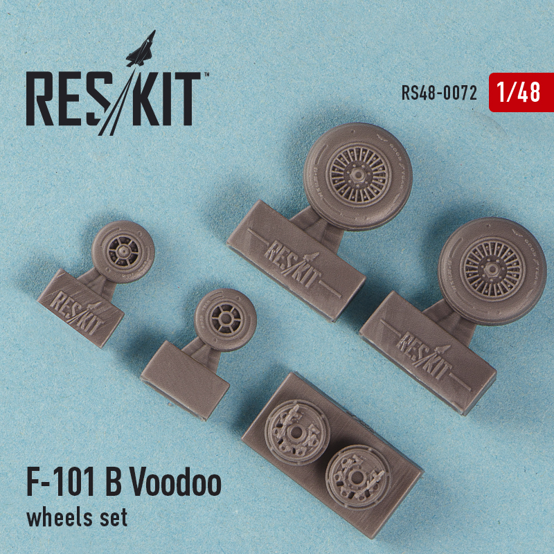 1/48 McDonnell F-101 Voodoo wheels set (HAS,KITTY)