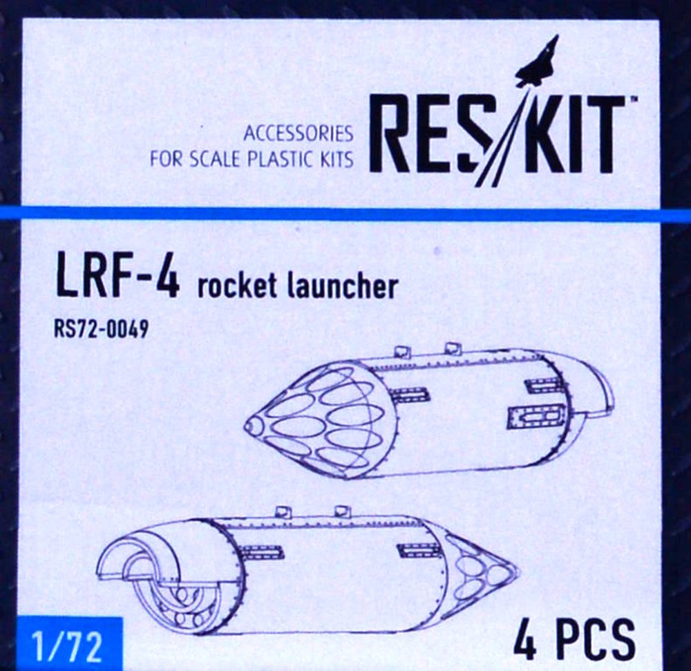 1/72 LRF-4 rocket launcher (4 pcs.)