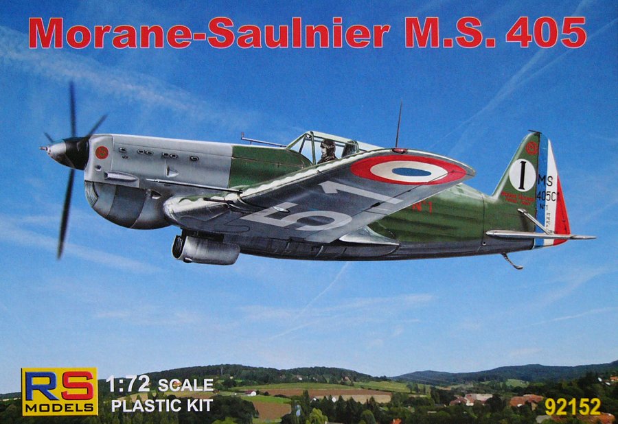 1/72 Morane Saulnier M.S. 405 (4x camo)