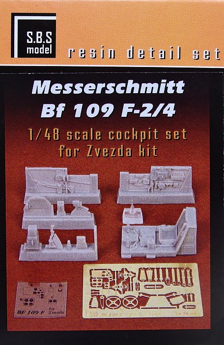 1/48 Messerschmitt Bf 109 F-2/4 cockpit set (ZVE)