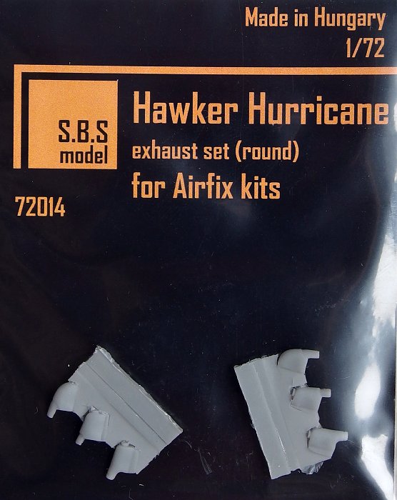 1/72 Hawker Hurricane exhaust set - round (AIRF)