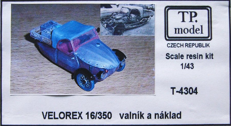 1/43 Velorex 16/350 Lorry with cargo