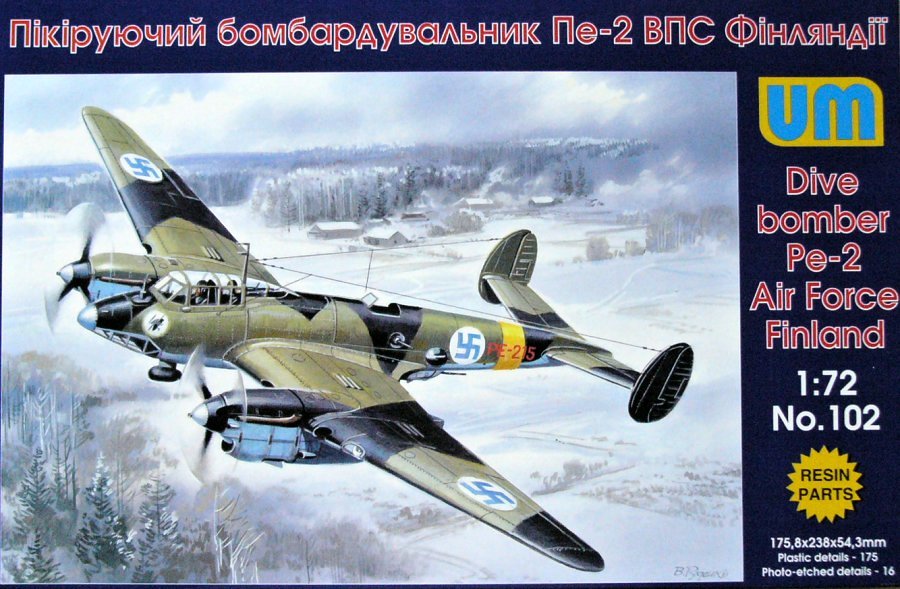 1/72 Pe-2 Air Force Finland (incl. resin parts)