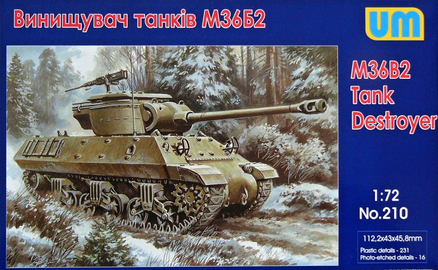 1/72 M36B2 Tank Destroyer