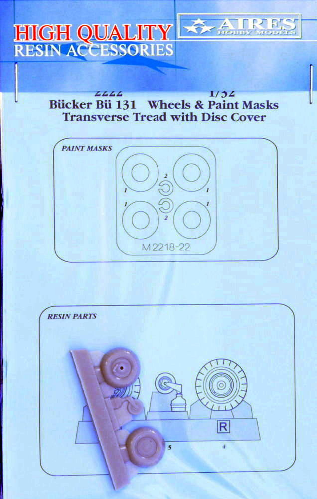 1/32 Bu 131 wheels & paint masks with disc cover