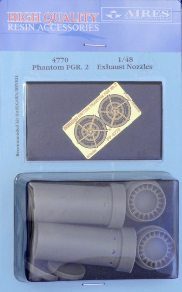 1/48 Phantom FGR.2 exhaust nozzles (HAS/REV)