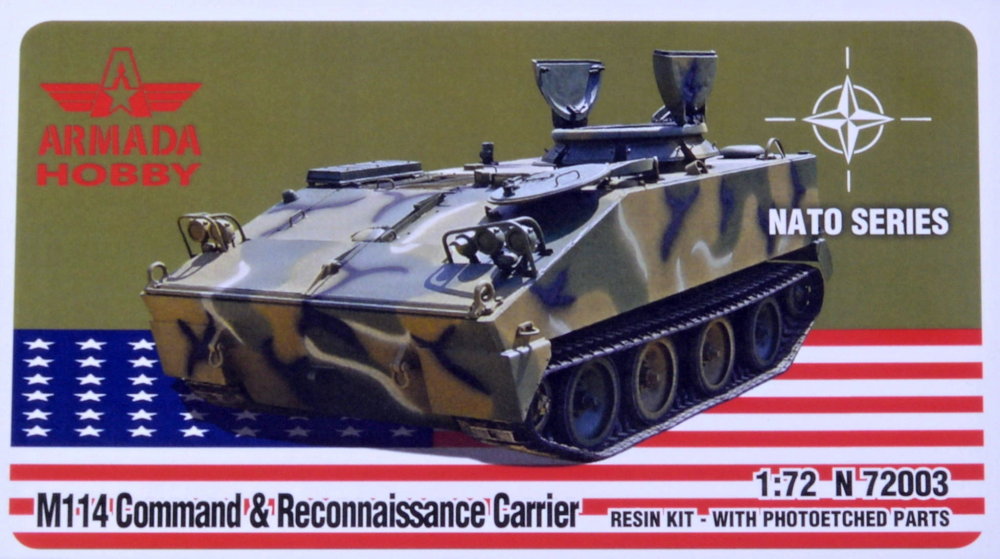 1/72 M114 Command&Reconn.Carrier (resin kit w/ PE)