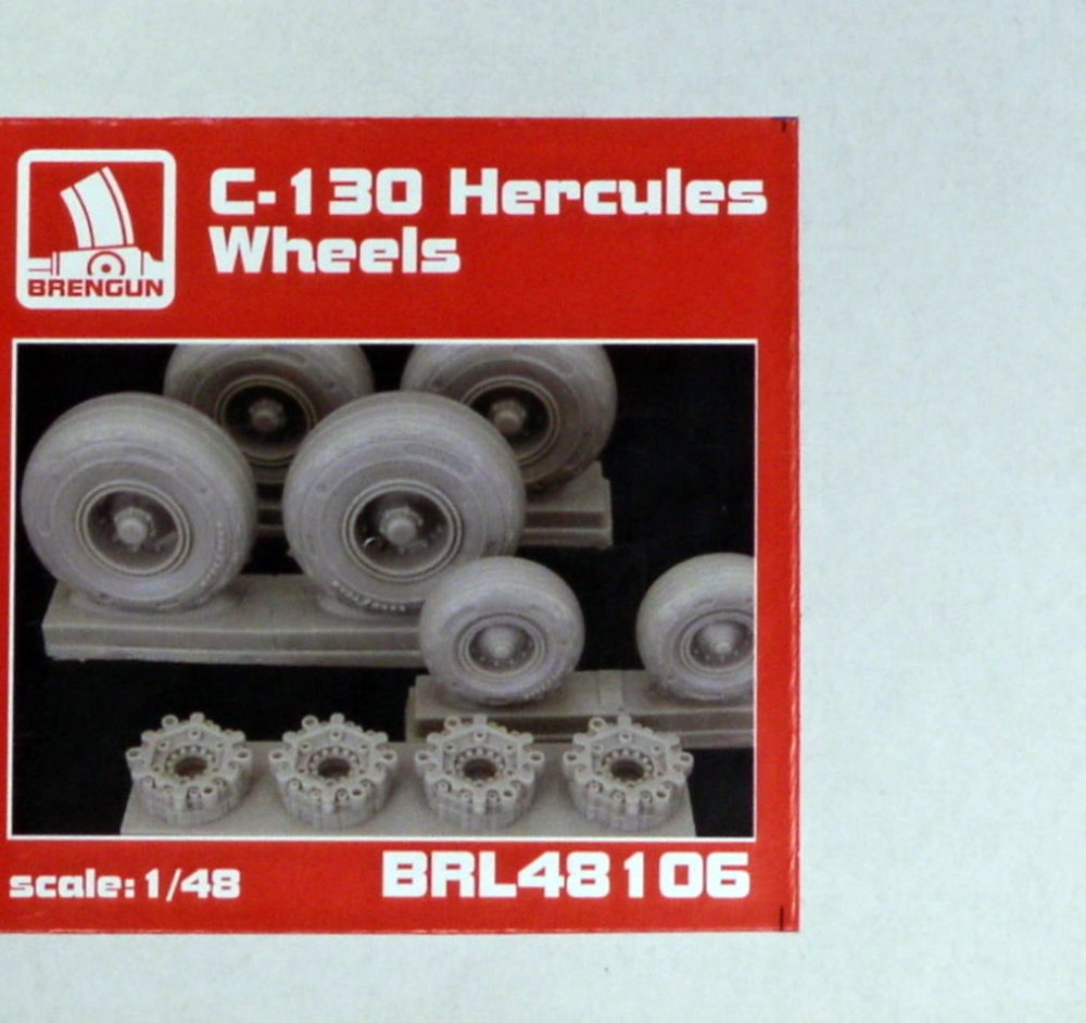 1/48 C-130 wheels (resin set)