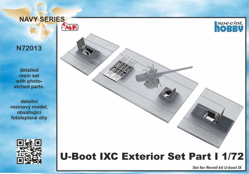 1/72 U-Boot IXC Exterior Set - part 1 (REV)