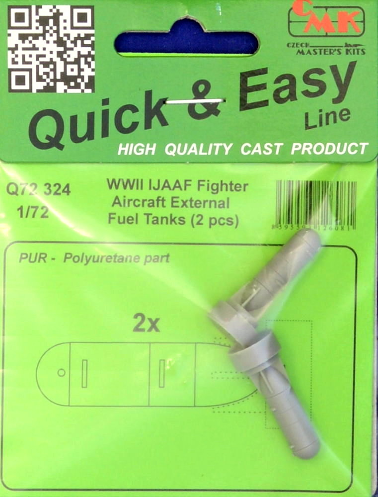 1/72 WWII IJAAF Fighter Aircraft Extern.Fuel Tanks