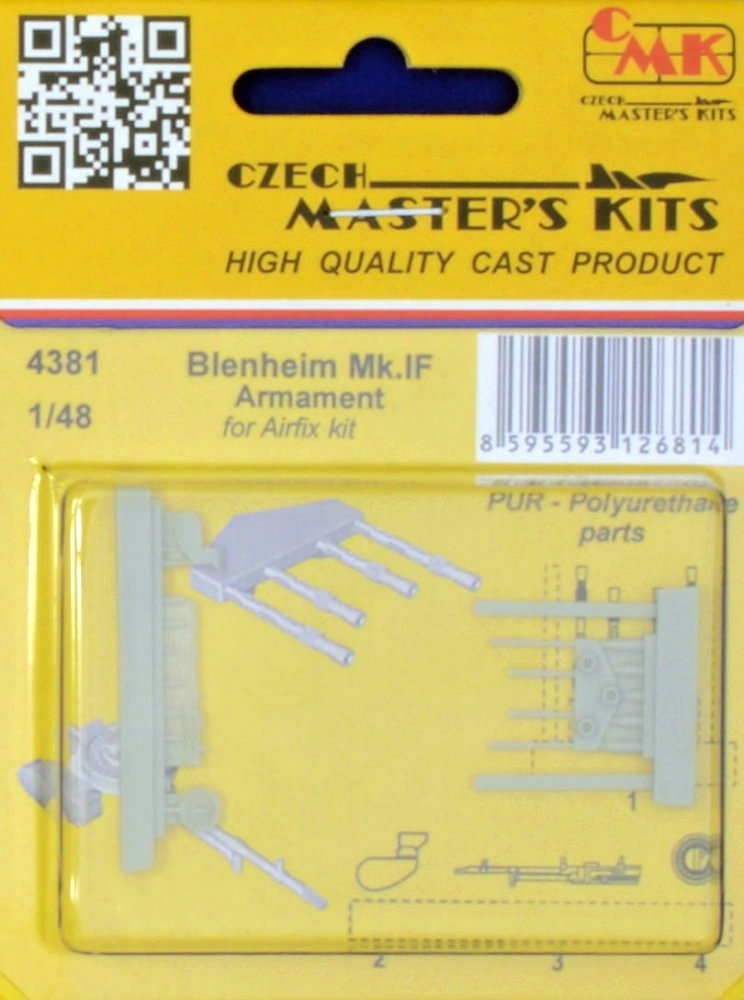 1/48 Blenheim Mk.I Armament Set (AIRFIX)