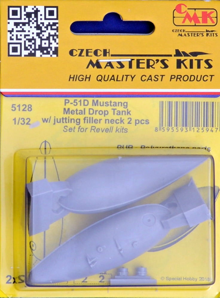 1/32 P-51D Mustang - Metal Drop Tank (2 pcs.)