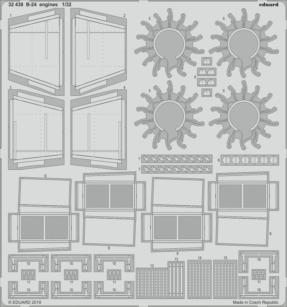 SET B-24 engines (HOBBYB)