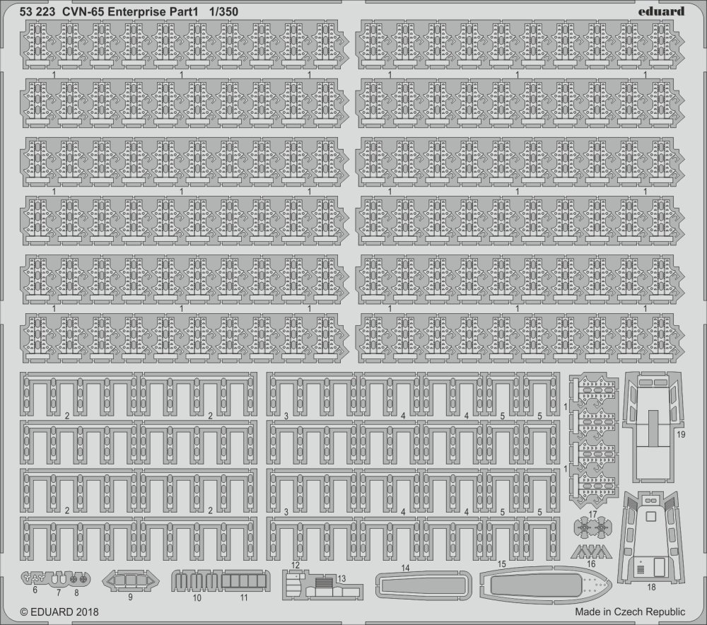 SET 1/350 CVN-65 Enterprise pt.1 (TAMIYA)