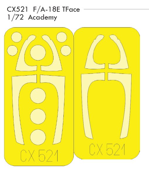 Mask 1/72 F/A-18E TFace (ACAD)