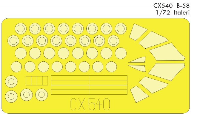 Mask 1/72 B-58 (ITA)