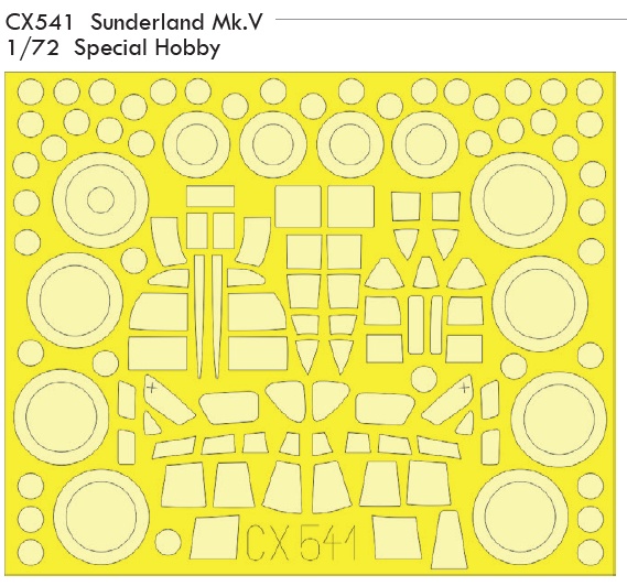 Mask 1/72 Sunderland Mk.V (SPEC.HOB.)